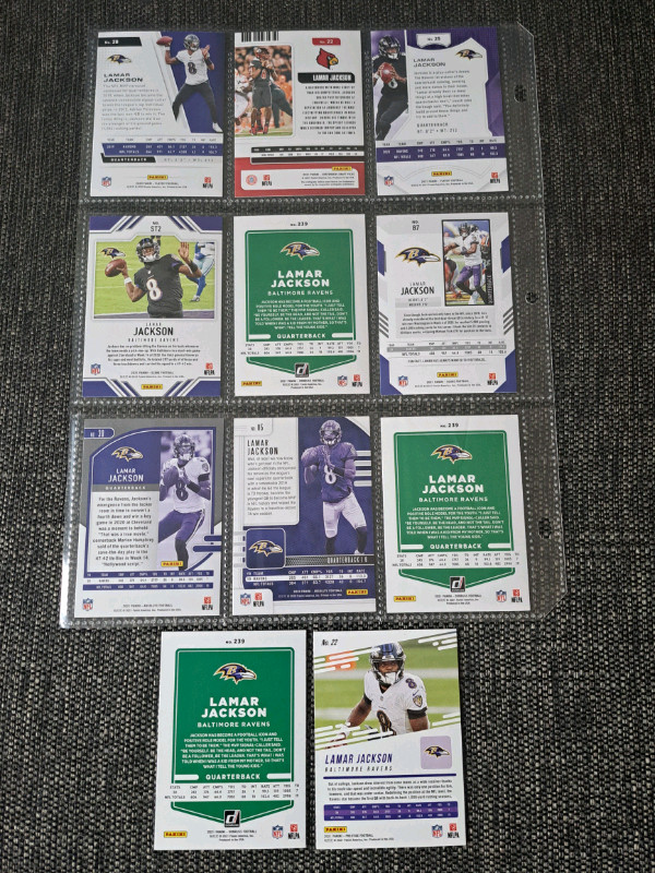Lamar Jackson Football cards  in Football in Oshawa / Durham Region - Image 2