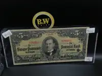 1936 Provincial Bank of Canada $5 18-02 VG Banknote