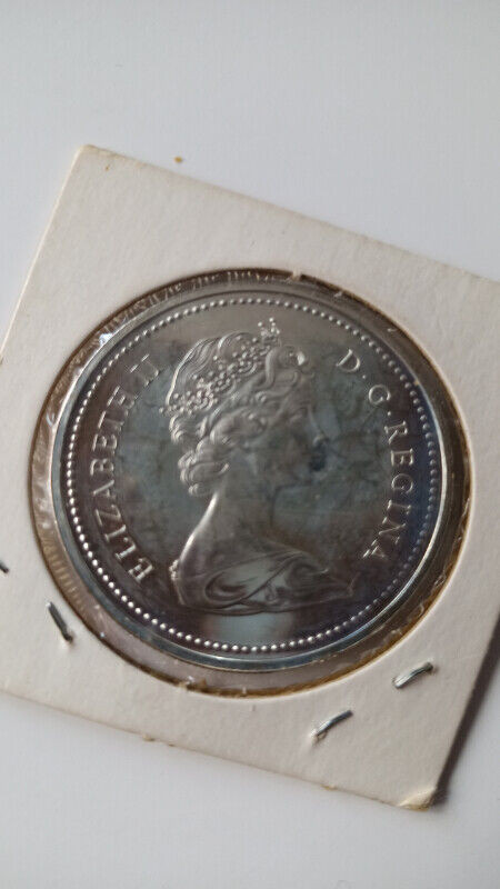 1975 Silver Canadian Dollar Calgary Alberta Canada Centennial in Arts & Collectibles in St. Catharines - Image 3
