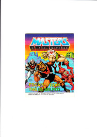 MASTERS OF THE UNIVERSE MINI COMIC (BILINGUAL) - DC/MATTEL /1985