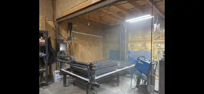 CNC plasma table, Hypertherm 45, View more