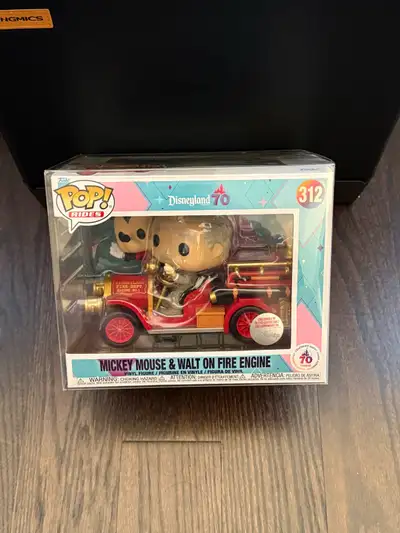 Funko Pop! Rides Disneyland Mickey Mouse and Walt on Fire En, View more