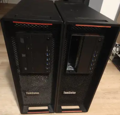 Description: Selling 2 Lenovo ThinkStation P500 workstations, powered by a Xeon E5-1630 processor A...