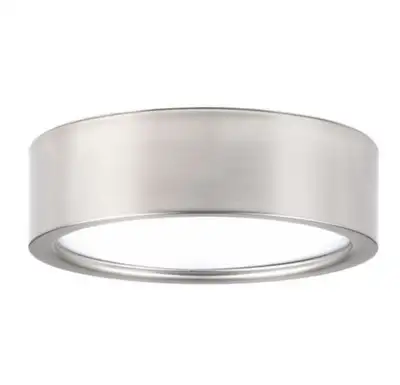 New - Brushed Nickel LED Flushmount, View more