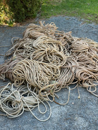 “Rope, Poly Steel, Lobster Line, 5/8” x 150’” $20 per 150’