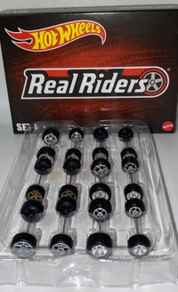 Hot Wheels RLC Exclusive Real Riders Wheels Pack Set 1 