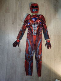 Red Ranger Kids Halloween Costume Size L (10-12)