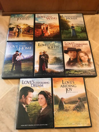 Janette Oke LOVE COMES SOFTLY Series DVD Lot of 8