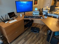 Classy Well built L Desk