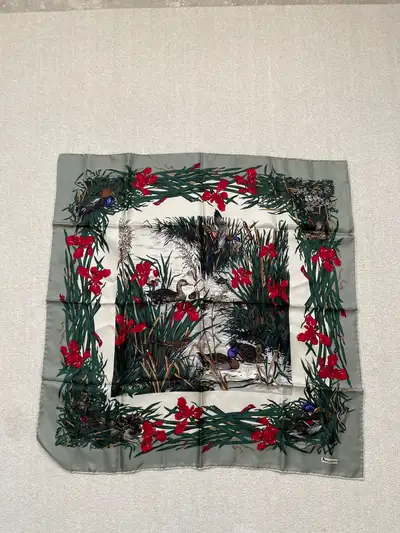 Aquascutum of London silk scarf, View more