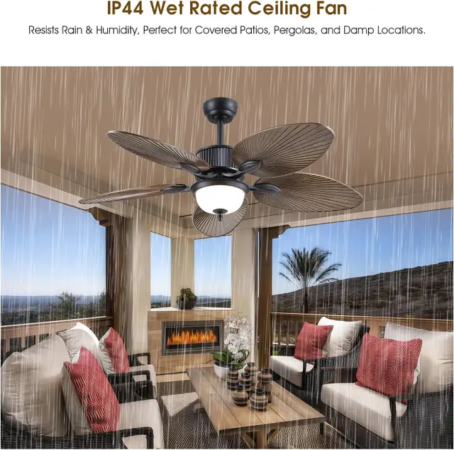 NEW 50 Inch Ceiling Fan with Light Remote/APP Control 6 Speed in Indoor Lighting & Fans in Mississauga / Peel Region - Image 6