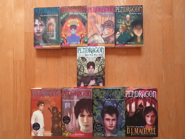 Pendragon Series Books 1-9 by D.J. MacHale