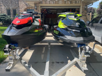 2 Seadoos and Double Trailer Package