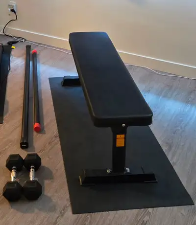Weight Bench & Weights, View more