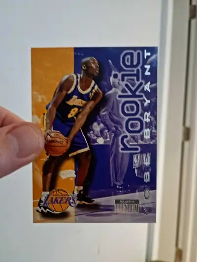Kobe Bryant Rookie Card, showcasing the Lakers legend in his early days. A must-have for any basketb...