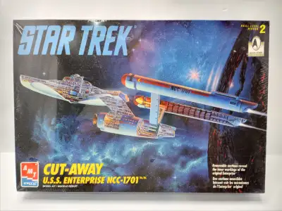 Star Trek U.S.S. Enterprise NCC-1701 1995 AMT Cut-Away Model, View more