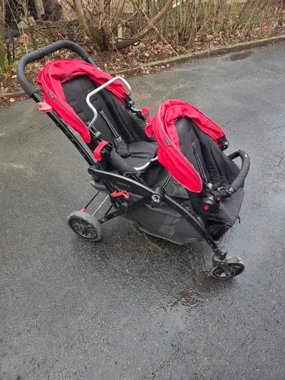 nuna twin stroller Nuna TRVL Dubl Stroller