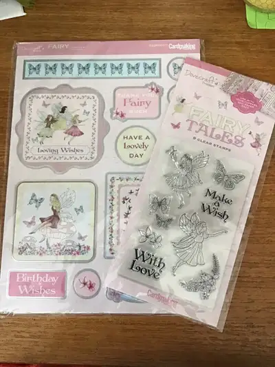 Fairy Tales stamps, papers, and toppers set, View more