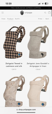 Save $74 on your first Artipoppe baby carrier 