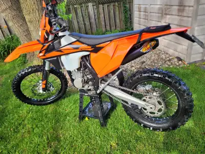 2018 ktm 500 excf Recluse clutch Fmf 4.1 titanium slip on Six days metzeler tires Tail tidy kit Clut...