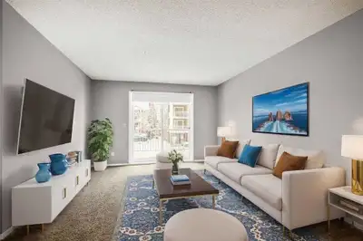 2 bedroom/2 bathroom. All appliances included. Microwave, stove, dishwasher and fridge. Partially fu...