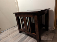 Square Modern Coffee Table. Solid Wood and good condition.
