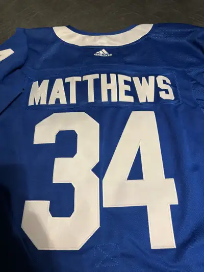 Auston Matthews Toronto Maple Leafs Blue Home Jersey New, View more