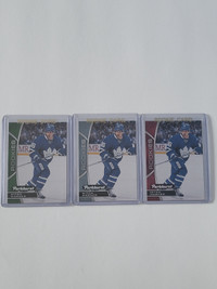 Upper Deck 2016-17 Lot de 3 Mitch Marner Parkhurst Rookies Red