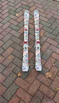 Roxy 130cm Skis with Bindings