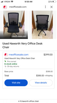 Haworth office chair