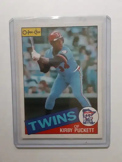 CARTE DE BASEBALL VINTAGE ROOKIE DE KIRBY PUCKETT TWINS, View more