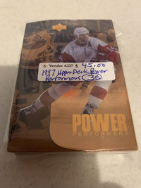 Power Performers UD 1997 Hockey Card Insert Set Showcase 319