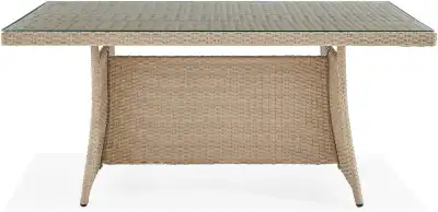 Canaan All-Weather Wicker Outdoor 26" H Cocktail Table, View more