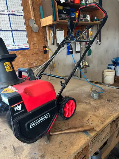 22 Benchmark electric snowblower , View more