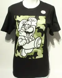 Chandail Super Mario Bros. Camo T-Shirt Sizes  S, L, XL, XXL