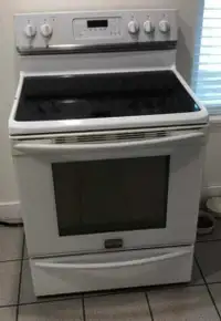 Frigidaire stove and fridge 