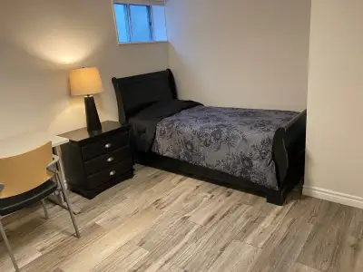 Are you looking for a room? We have one available located in a recently renovated basement apartment...