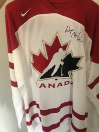 Wayne Gretzky Autographed Hockey Canada Jersey