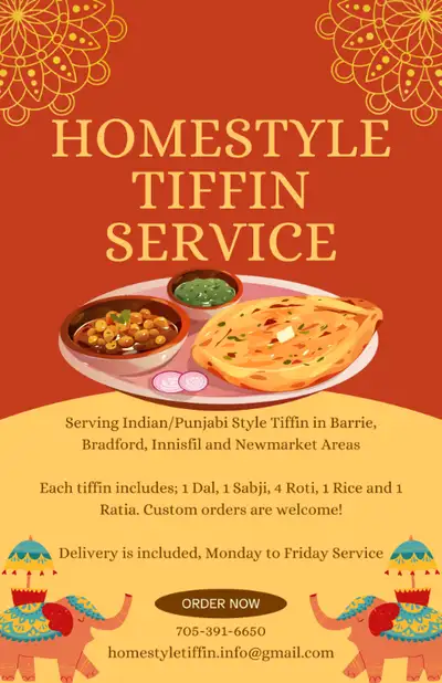 Homestyle Tiffin Service (Newmarket), View more
