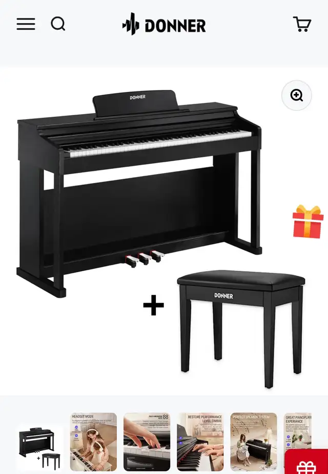 Donner Digital Piano in Pianos & Keyboards in City of Toronto - Image 2