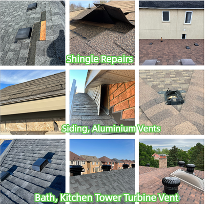 Quality Work • Fair Prices • Fast Service ROOF REPAIRS Missing / Damaged Shingles Roof Leaks & Water...