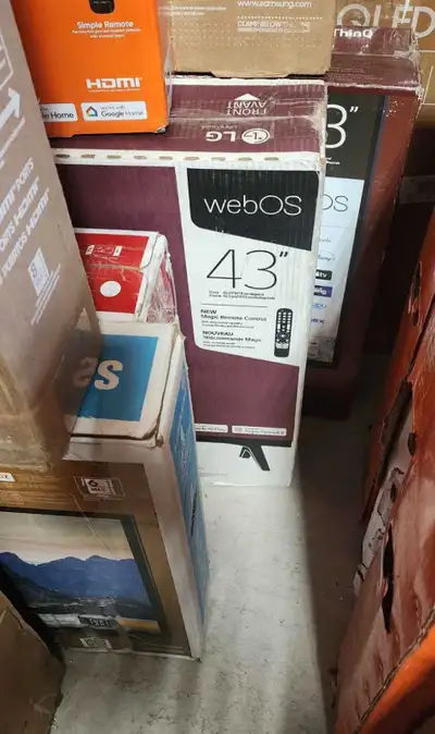 LG, SAMSUNG, TCL 43" SMART TV's on SALE NOW, View more