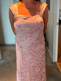 Couturier Dusty Rose Gown