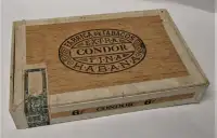 Vtg Condor Cigar Box w/ 1935 Canada Revenue Cigar Scarce Stamp