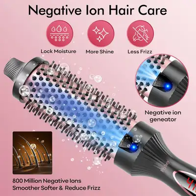 1.5" Thermal Brush Curling Iron – Fast Heat, 5 Temps, View more