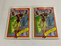 Iron-Man 1990 Marvel Universe Series 1 Trading Card#42 VF/NM.