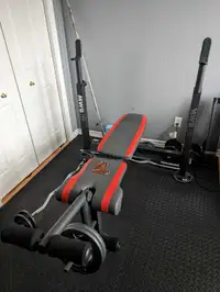 Moving sale - Adjustable weight/workout bench