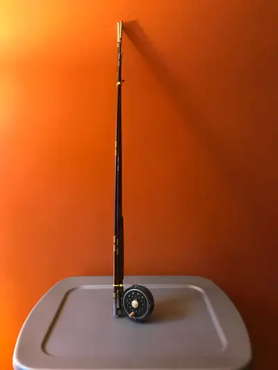 Antique Wooden Fly Fishing Rod and Reel, View more