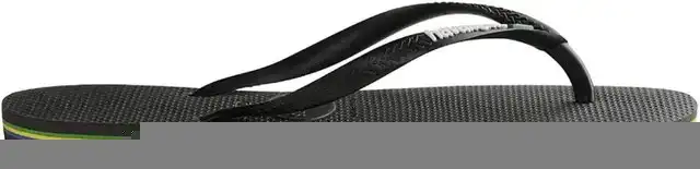 Havaianas Women's Brazil Logo Flip Flop Sandal, Black, 11-12 in Women's - Shoes in City of Toronto - Image 7