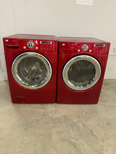 ** Service Mido Électroménagers** Ensemble Laveuse sécheuse frontales de marque Lg , Superposables,g...